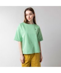 LACOSTE/吸水速乾 クールマックス ミラノリブニットボクシーTシャツ/505234528