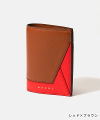 MARNI/マルニ MARNI PFMO0055U2 P2644 二つ折り財布 Billfold レディース 財布 レザー ビルフォールド ミニ財布 小銭入れ ウォレット /505235555