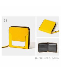 MARNI/マルニ MARNI 二つ折り財布 PFMOQ09U11 LV520 レディース 財布 ジップアラウンド レザー ウォレット ラウンドファスナー コンパクト ミニ/505235561