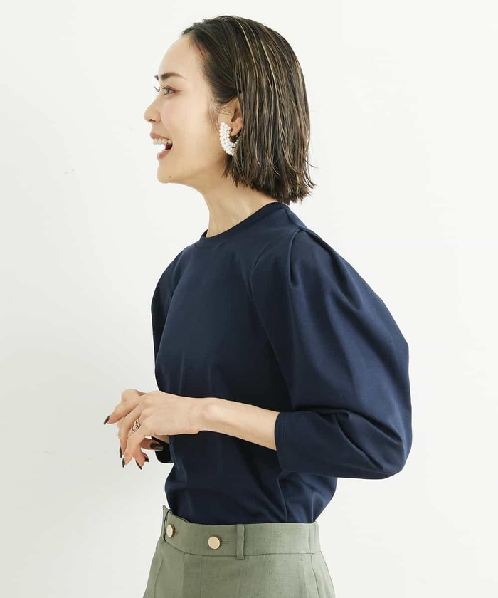 セール 50%OFF】パワーショルダーロングスリーブカットソー