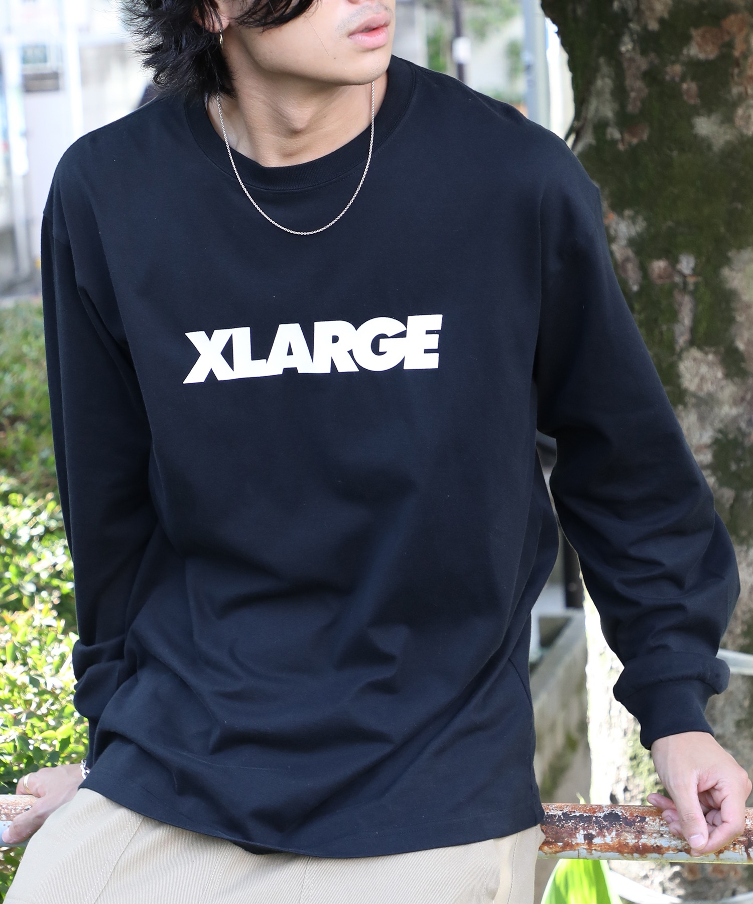 セール】【XLARGE / エクストララージ】フロントロゴTEE エックス