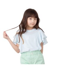 MAC HOUSE(kid's)/NAVY ネイビー シフォンラッフルブラウス N23－3－21027/505235205