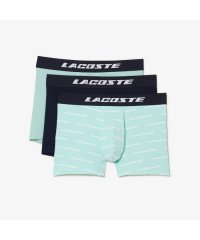 LACOSTE Mens/マイクロファイバープリントトランクショーツ3パック/505236643