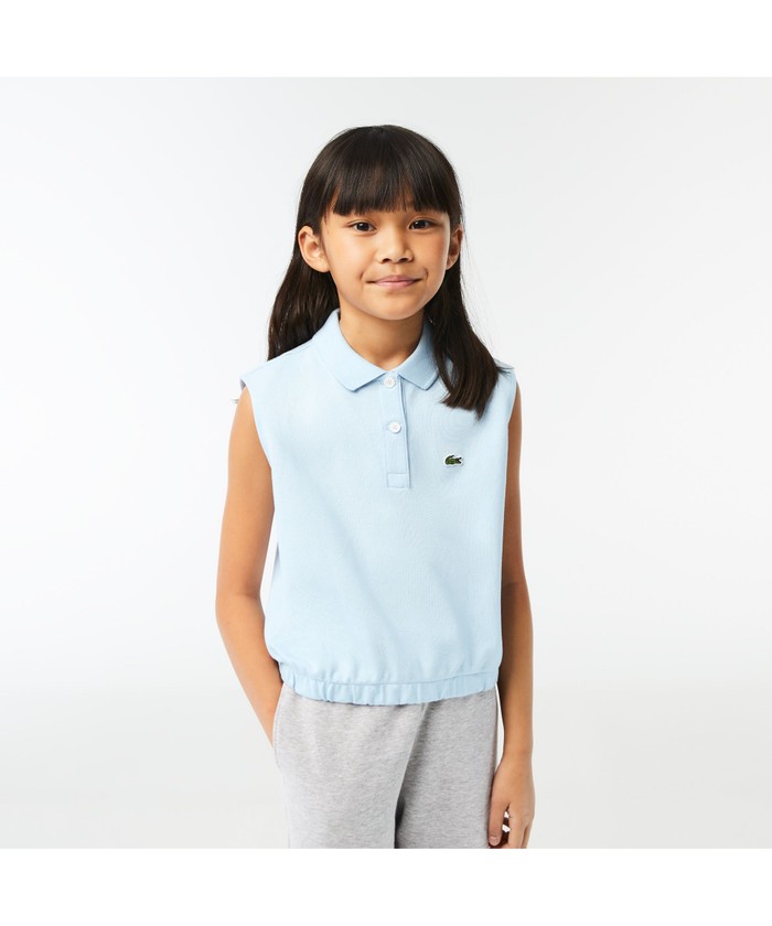 セール】ラコステ LACOSTE GIRLS ノースリーブポロシャツ