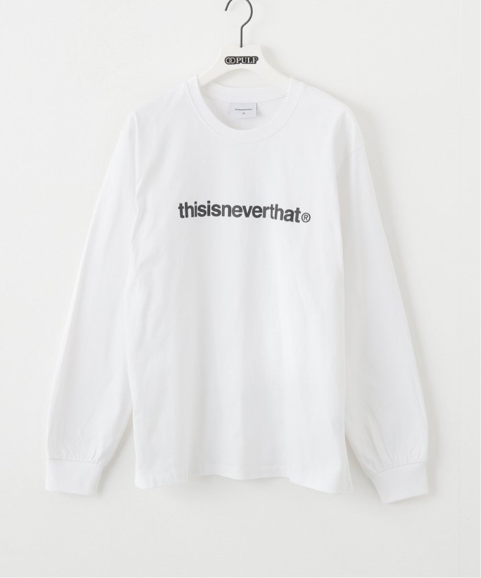 thisisneverthat / ディスイズネバーザット】T－LOGO L/S TEE