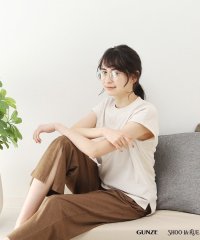 SHOO・LA・RUE/【GUNZE】睡眠専用Tシャツ「寝るT」sweet label(フレンチスリーブ）/505237728