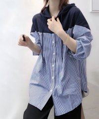 Doux Belle/ドゥー ベル Doux Belle ストライプブラウス シャツ トップス/505237765