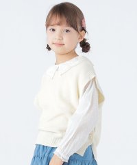 SHIPS KIDS/SHIPS KIDS:100～140cm /〈手洗い可能〉サイド ボタン ニット ベスト/505238615