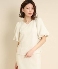COUP DE CHANCE/【洗える/日本製/セットアップ対応】麻調素材のデザインブラウス/505238887