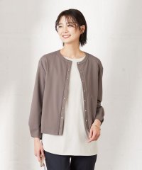 J.PRESS LADIES（LARGE SIZE）/【洗える】Hari－Puru jersey カーディガン/505188096