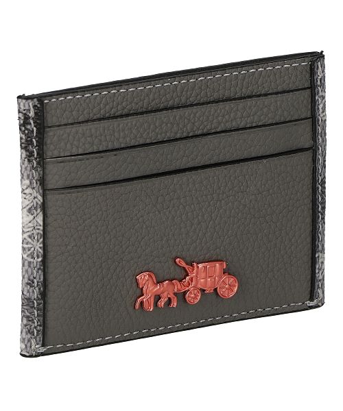新品未使用 COACH  コーチ  名刺入れ 未使用 COACH コーチ ☆ レザー カードケース 名刺入れ ブラック