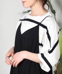 aity/aity アイティ ボーダービッグプルオーバーTシャツ ボーダーカットソー レディース トップス tシャツ  春服 ロンt 綿 コットン ホワイト ブラック レ/505239149