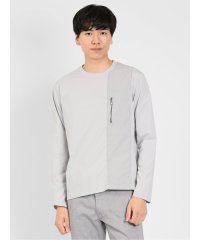 TAKA-Q/スイッチング クルーネック 長袖 メンズ Tシャツ カットソー カジュアル インナー ビジネス ギフト プレゼント/505239440