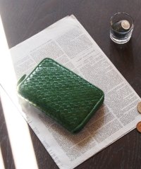 doob London/ドゥーブロンドン doob London [doob London]イタリア ヌメ革 メッシュ ラウンドファスナー 折財布/505239642