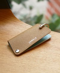 Jamale/ジャマレ Jamale [Jamale]牛革レザーバイカラーキーケース 日本製/505239795