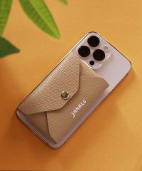 Jamale/ジャマレ Jamale [Jamale]牛革レザーバイカラーカードケース 日本製/505239797