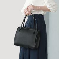 Jamale/ジャマレ Jamale [Jamale]牛革レザーブラックフォーマルハンドバッグ日本製/505239801