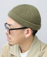 Besiquenti/アクリルコットン ショート ロールワッチ ニット帽 ワッチ 帽子 メンズ カジュアル /505239977