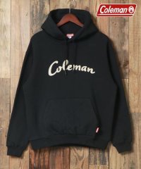 【Coleman/コールマン】米綿 チェーンステッチ 刺繍 プルパーカー スウェット メンズ レディース カジュアル アウトドア フード パーカー 綿 