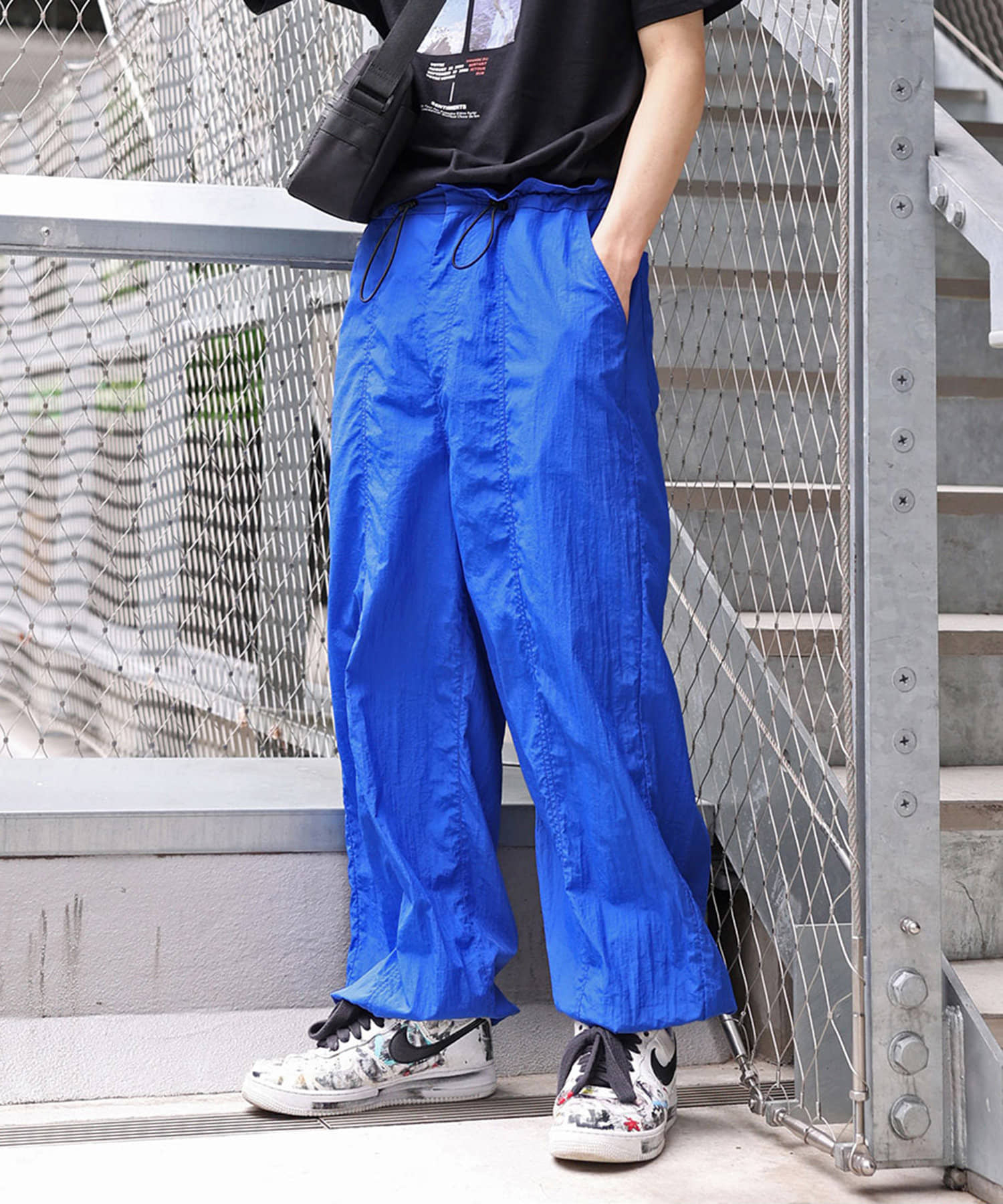 セール】【one after another】夏のレジャーに。ナイロンカーゴパンツ