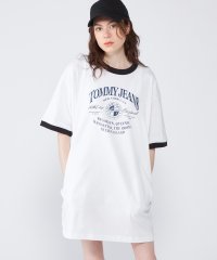 TOMMY JEANS/オーバーサイズロゴリンガーTシャツワンピース/505235038