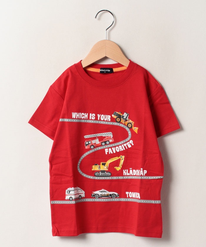クレードスコープ　トミカ、車Tシャツ、パンツセット クレードスコープトミカ、車Tシャツ、パンツセット