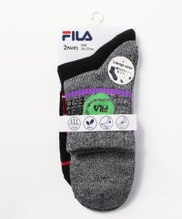 FILA socks Mens/テニス柄2 リブソックス 2足組 メンズ/505239202