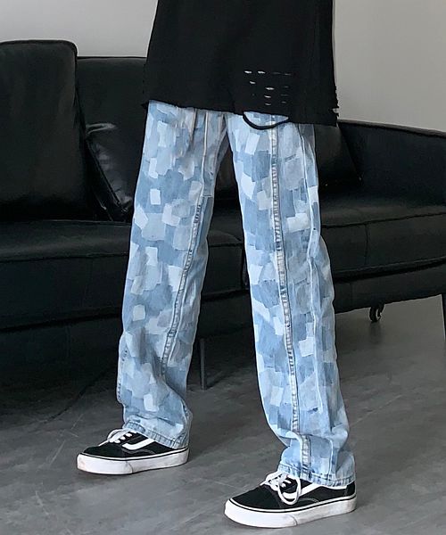 90％以上節約 NOWLE ストレートジーンズ デニムパンツ agapeeurope.org