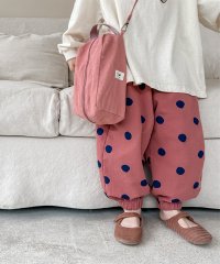 aimoha/【aimoha－KIDS－】韓国子供服　可愛いドット総柄裾絞りパンツ/505243937