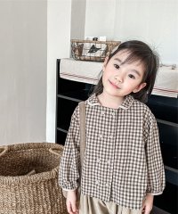 aimoha/【aimoha－KIDS－】韓国子供服　ギンガムチェックブラウスシャツ/505243938