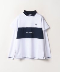 FILA GOLF/【ゴルフ】ECOジャガード ロゴプリント 半袖シャツインナーセット レディース/505239607