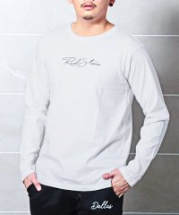 LUXSTYLE/ワンポイントロゴプリントロンT/ロンT メンズ 長袖Tシャツ ロゴ プリント ワンポイント/505242243