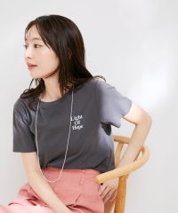 VIS/【洗える】USAコットンちびロゴTシャツ/505245031