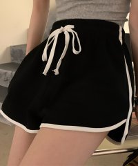 TeddyShop/テディショップ Teddyshop レディース ライン柄スポーティースウェットショートパンツ/505245823