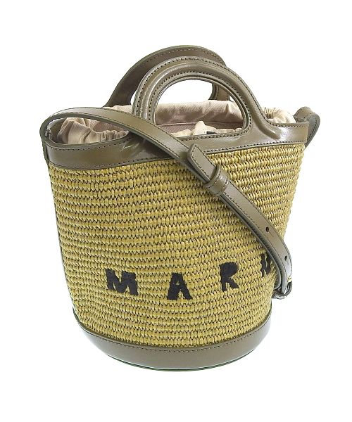 MARNI マルニ TROPICALIA BASKET BAG SMALL バケット ショルダーバッグ