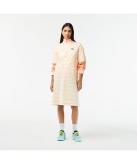 LACOSTE/バイカラーボーダーTシャツドレス/505246934