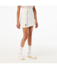 LACOSTE/マルチカラーワニロゴパッチパイピングテニススカート/505246950