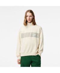 LACOSTE Mens/クラシックプリントハーフジップスウェット/505247010