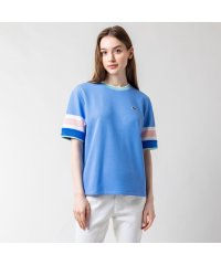 LACOSTE/スリーブボーダーワッフルニットTシャツ/505247017