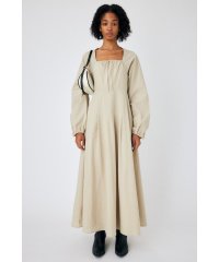 moussy/OPEN NECK TUCK DRESS/505247082