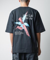 ar/mg/エーアールエムジー ar/mg 【Kt】【FM5708】【SIXSENCERECORD×FRANKLIN & MARSHALL】BACKプリントS/S TEE/505216930