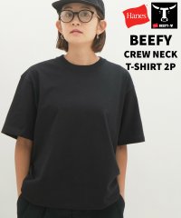 JEANS MATE/【HANES】BEEFY ビーフィー Tシャツ 2P 2枚組 H5180－2 タフで型崩れしにくい/505226322