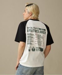 AVIREX/ WESTCOAST MENU DESIGN RAGLAN T－SHIRT/ウェストコーストメニューデザイン 半袖 ラグラン Tシャツ/505249521