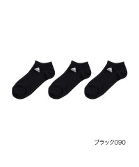 Adidas/福助 公式 靴下 スニーカー丈 3足組 レディース adidas (アディダス) ワンポイントロゴ刺繍 b23－3334－01l 土踏まずサポート スクールソッ/505253475