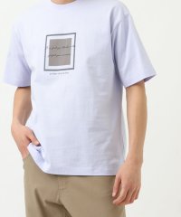 a.v.v (MEN)/【接触冷感】スクエアプリントTシャツ/505145149