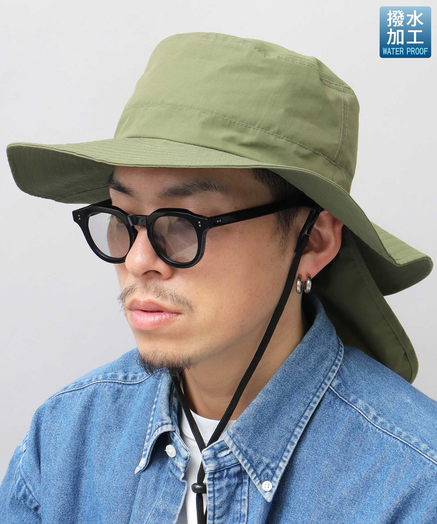 ベーシックエンチ Basiquenti 撥水ナイロン サンシェード付き