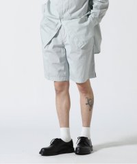 GARDEN/YOKE/ヨーク/Garment Dye Stripe Belted Wide Shorts/505255441
