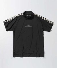 LUXEAKMPLUS/リュクスエイケイエムプラス LUXEAKMPLUS(リュクスエイケイエムプラス)ゴルフ ラインロゴ半袖モックネックTシャツ【ゴルフ】/505255472