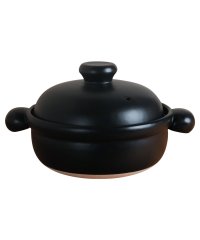 TAISEIGAMA/たいせい窯 土鍋 ばんこの土鍋 2人用 中サイズ 耐熱 日本製 BANKO EARTHENWARE POT ブラック ホワイト ベージュ 黒 白/505255841