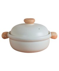 TAISEIGAMA/たいせい窯 土鍋 ばんこの土鍋 2人用 中サイズ 耐熱 日本製 BANKO EARTHENWARE POT ブラック ホワイト ベージュ 黒 白/505255841